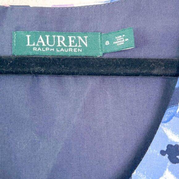 Ralph Lauren Shift Floral Sleeveless Dress with Pockets Size 8 - Picture 4 of 7